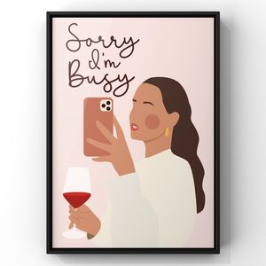 ✨NEW✨Original 8x10 Empowering Quote Illustration Art Print Un…